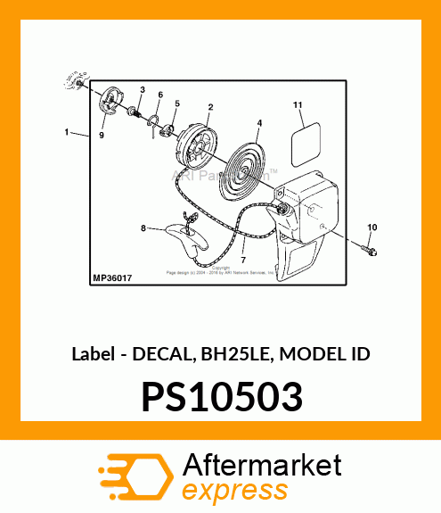 Label PS10503