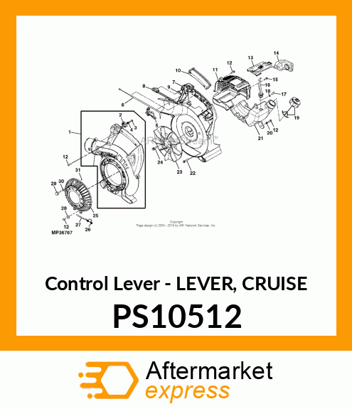 Control Lever PS10512