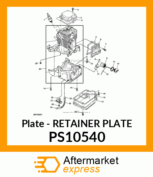 Plate PS10540