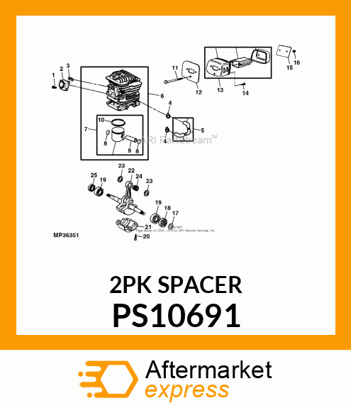 2PK Spacer PS10691