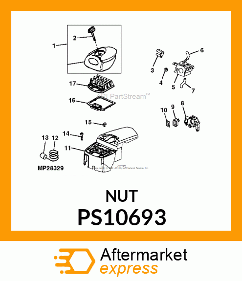 5PK Nut PS10693