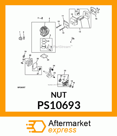 5PK Nut PS10693