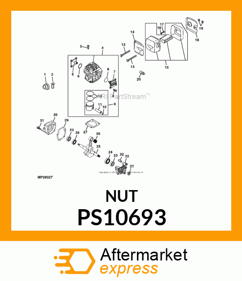 5PK Nut PS10693