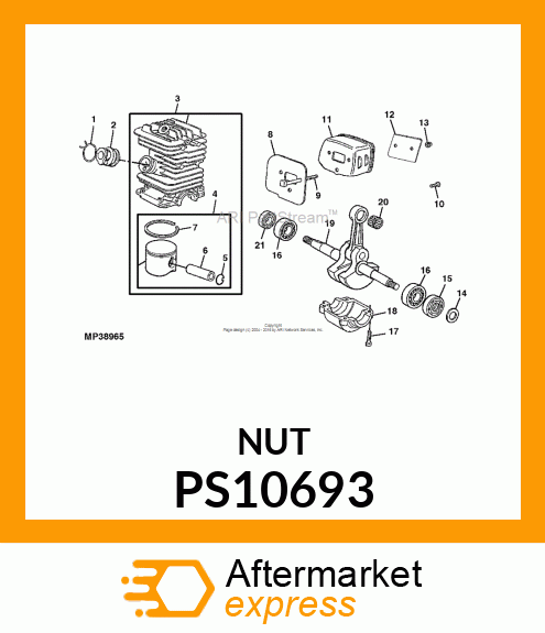 5PK Nut PS10693