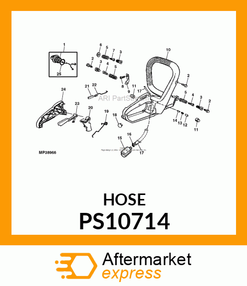 LINE FUEL CS36 CS40 LE PS10714