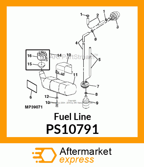 Fuel Line PS10791