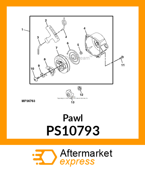 Pawl PS10793