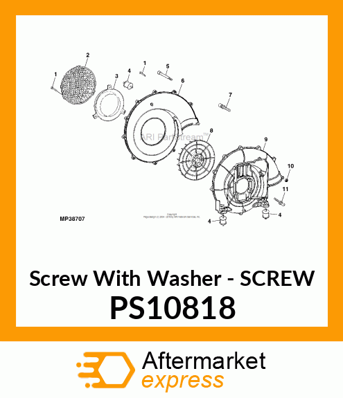 2PK Screw with Washer PS10818