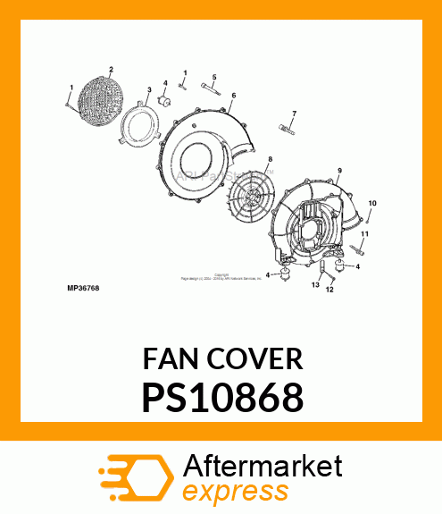 FAN COVER PS10868