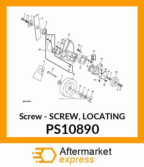 5PK Screw PS10890