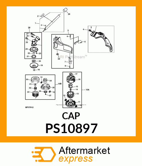 CAP, KNOB NB4 PS10897