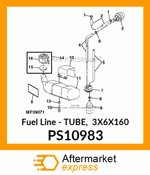 Fuel Line PS10983