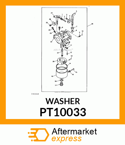 Valve - VALVE,THROTTLE (#130) (Part is Obsolete) PT10033