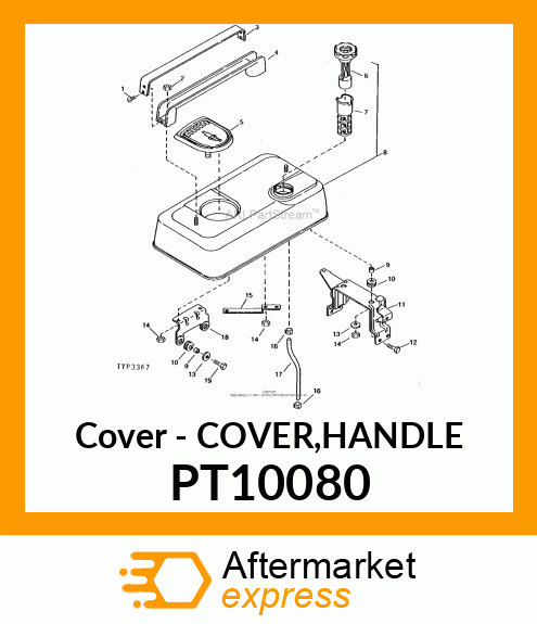 Cover - COVER,HANDLE PT10080