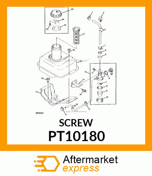 Screw PT10180