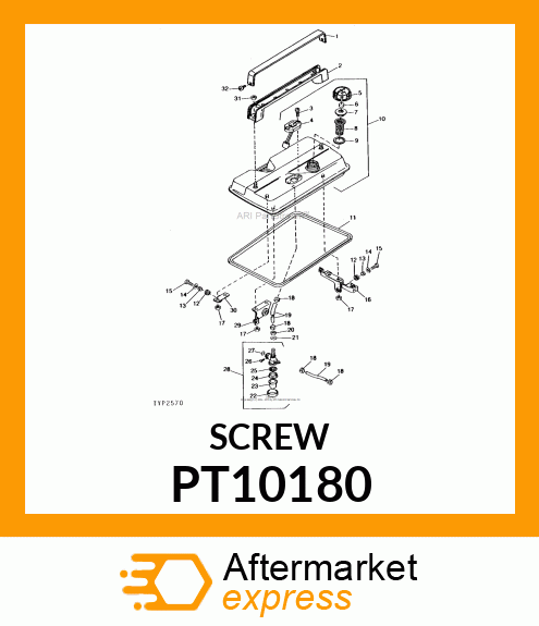 Screw PT10180