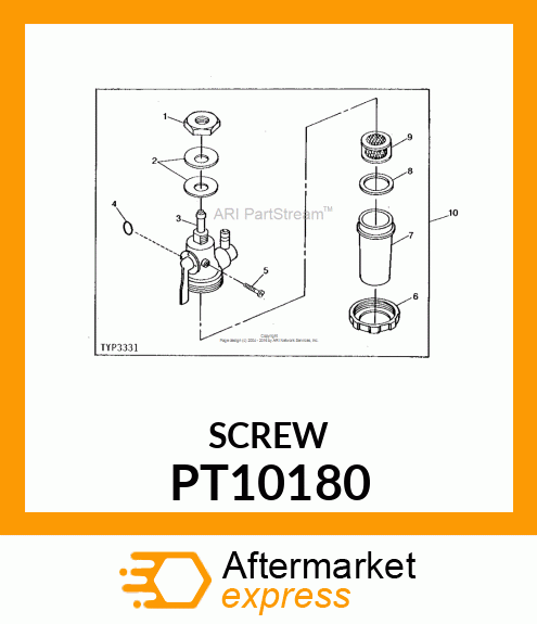 Screw PT10180