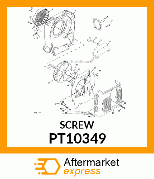 Screw - SCREW, 5 X 25MM PT10349