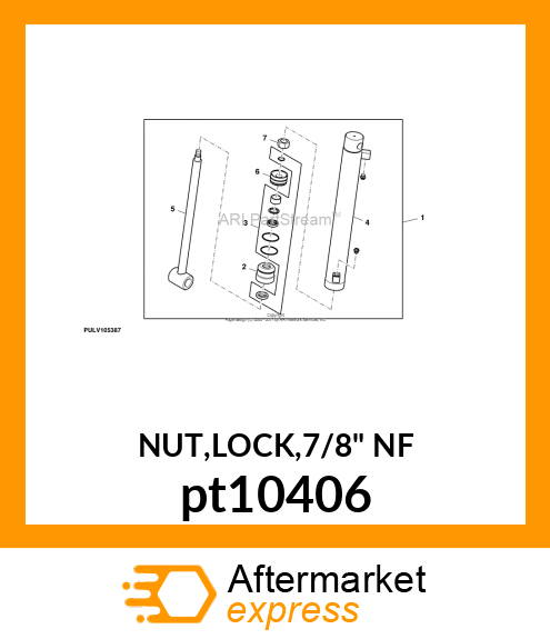 NUT,LOCK,7/8" NF pt10406