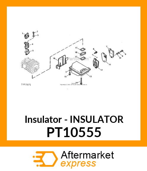 Insulator PT10555