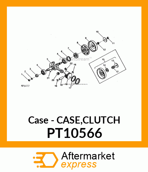 Case - CASE,CLUTCH PT10566