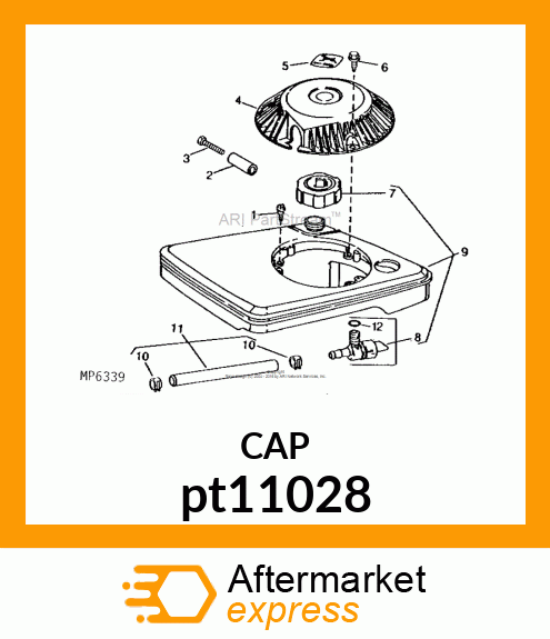 CAP, FUEL TANK pt11028