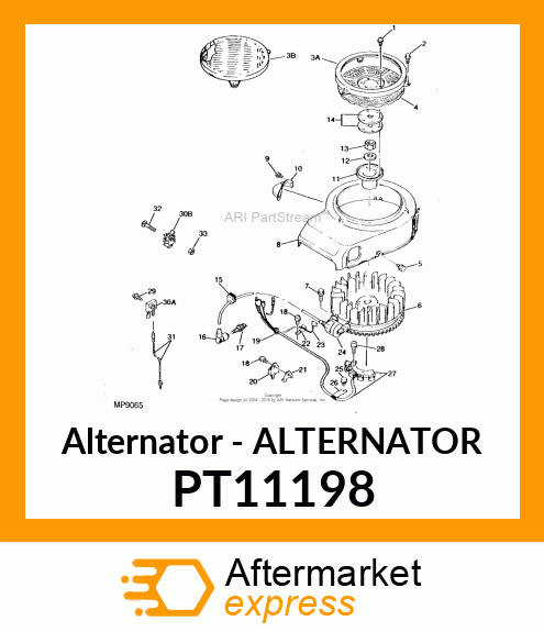 Alternator - ALTERNATOR PT11198