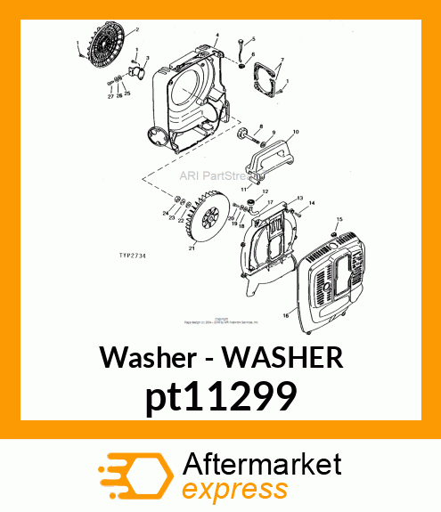 WASHER, METALLIC, ROUND HOLE pt11299