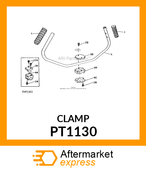 Clamp - CLAMP, UPPER (Part is Obsolete) PT1130