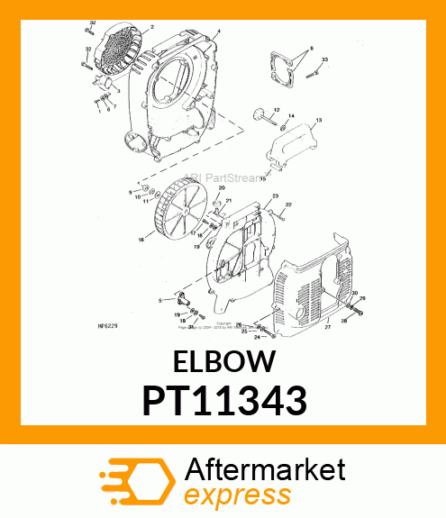 Pipe - PIPE, INTAKE PT11343