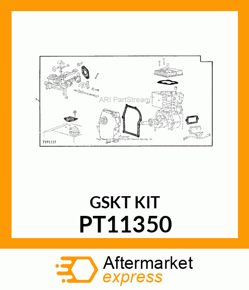 Gasket Kit - GASKET KIT PT11350