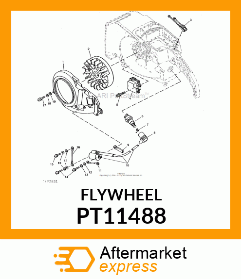 Flywheel PT11488