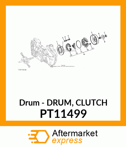 Drum - DRUM, CLUTCH PT11499