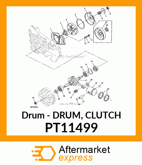 Drum - DRUM, CLUTCH PT11499