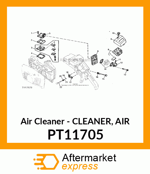 Air Cleaner - CLEANER, AIR PT11705