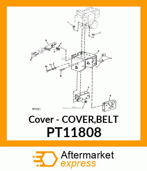 Cover - COVER,BELT PT11808