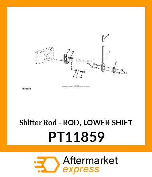 Shifter Rod PT11859