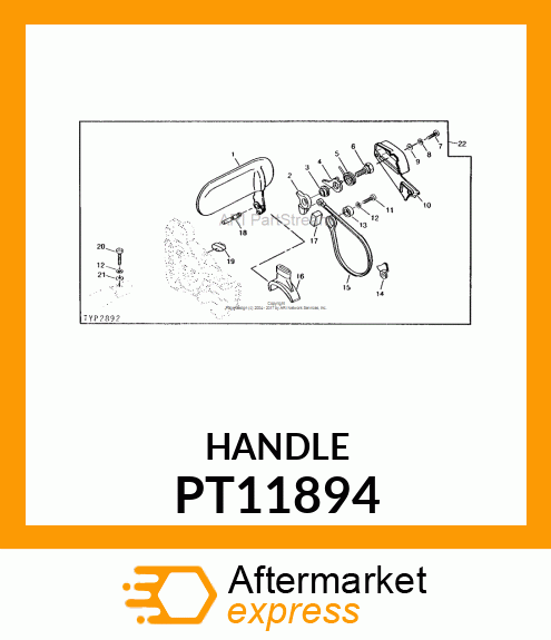 Handle - HANDLE,BRAKE PT11894