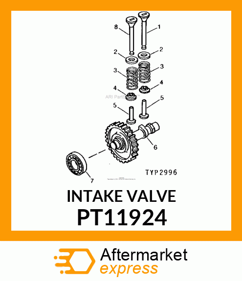 Intake Valve PT11924