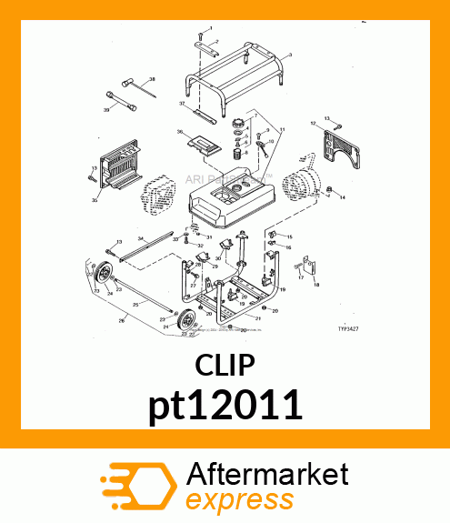 WORM GEAR CLAMP(TYPE"M")U.S.,CANADA pt12011