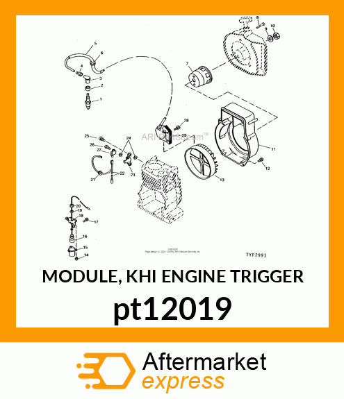 MODULE, KHI ENGINE TRIGGER pt12019