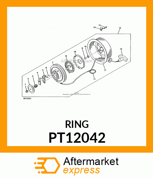 Thrust Washer - WASHER, THRUST PT12042