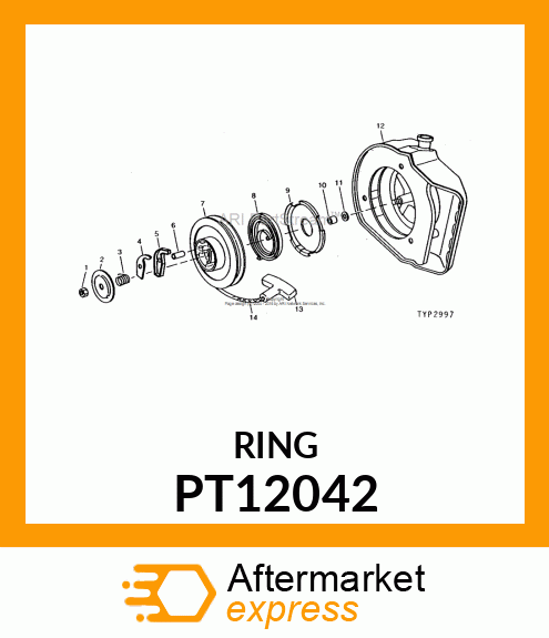 Thrust Washer - WASHER, THRUST PT12042