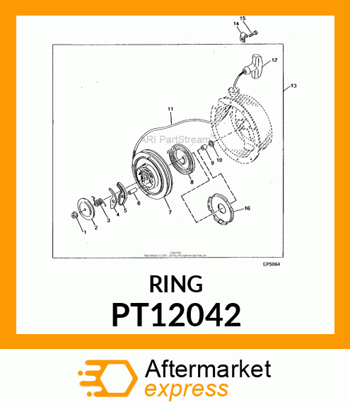 Thrust Washer - WASHER, THRUST PT12042