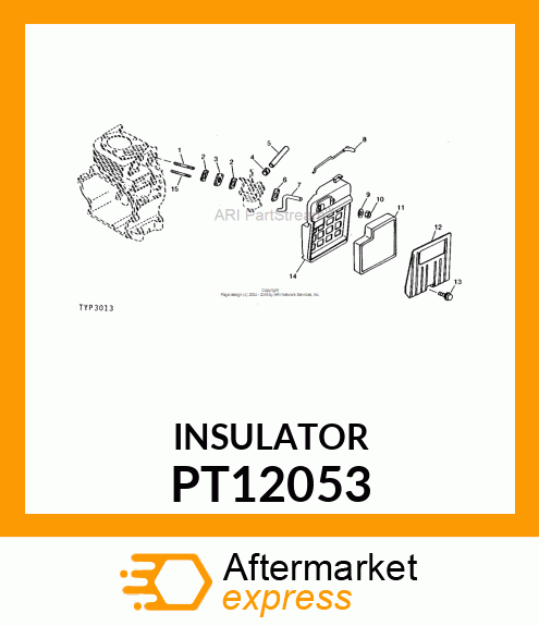 Insulator - INSULATOR PT12053