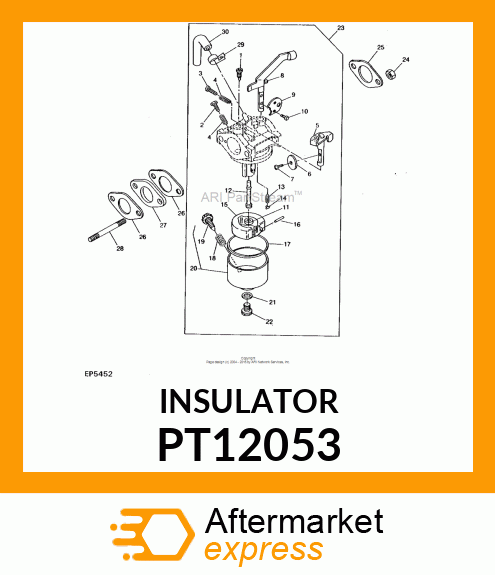 Insulator - INSULATOR PT12053