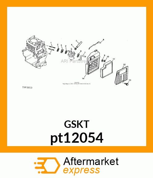 GASKET, AIR FILTER pt12054