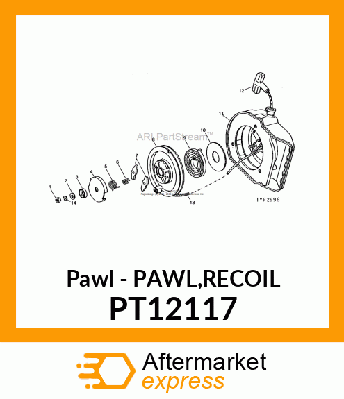 Pawl PT12117