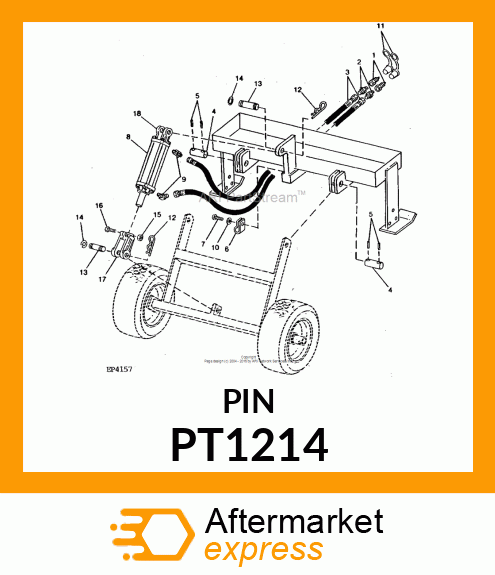 PIN,1"DIAX3 PT1214