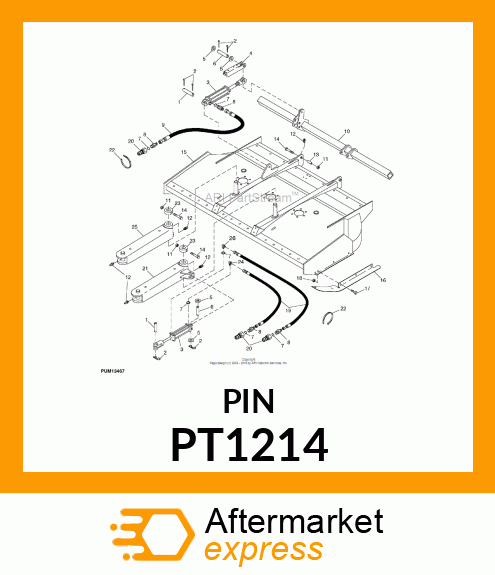 PIN,1"DIAX3 PT1214